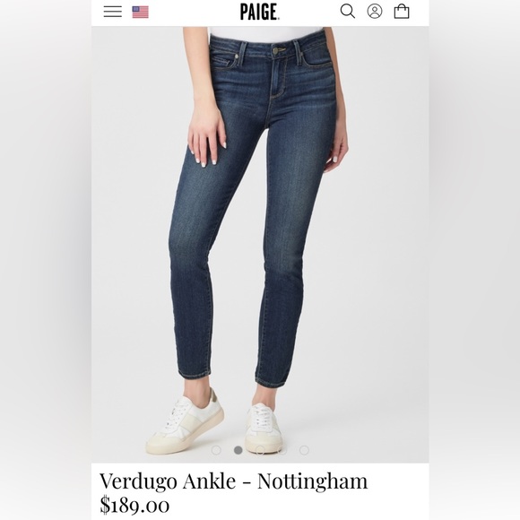 PAIGE Verdugo Ankle Denim Size 27 - Picture 4 of 16